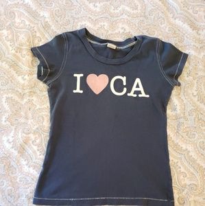 Hollister, I ❤ CA tshirt, size Small